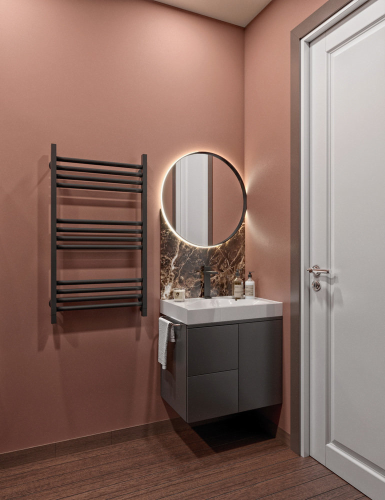 Фотография: Ванная в стиле Современный, Эклектика, Квартира, Проект дня, Санкт-Петербург, Татьяна Безверхая, 4 и больше, Более 90 метров, TB Design – фото на INMYROOM