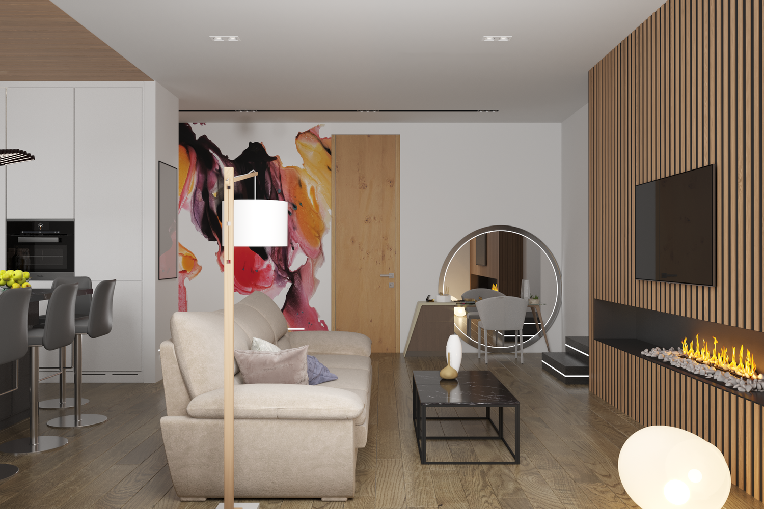 Фотография: Гостиная в стиле Современный, Квартира, Проект дня, Красногорск, Виктория Золина, Zi-Design Interiors, 4 и больше, Более 90 метров, Катерина Старикова – фото на INMYROOM Фотография: Гостиная в стиле Современный, Квартира, Проект дня, Красногорск, Виктория Золина, Zi-Design Interiors, 4 и больше, Более 90 метров, Катерина Старикова – фото на INMYROOM