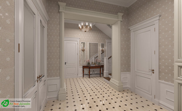 Фото из портфолио Дом в классическом стиле – фотографии дизайна интерьеров на InMyRoom.ru
