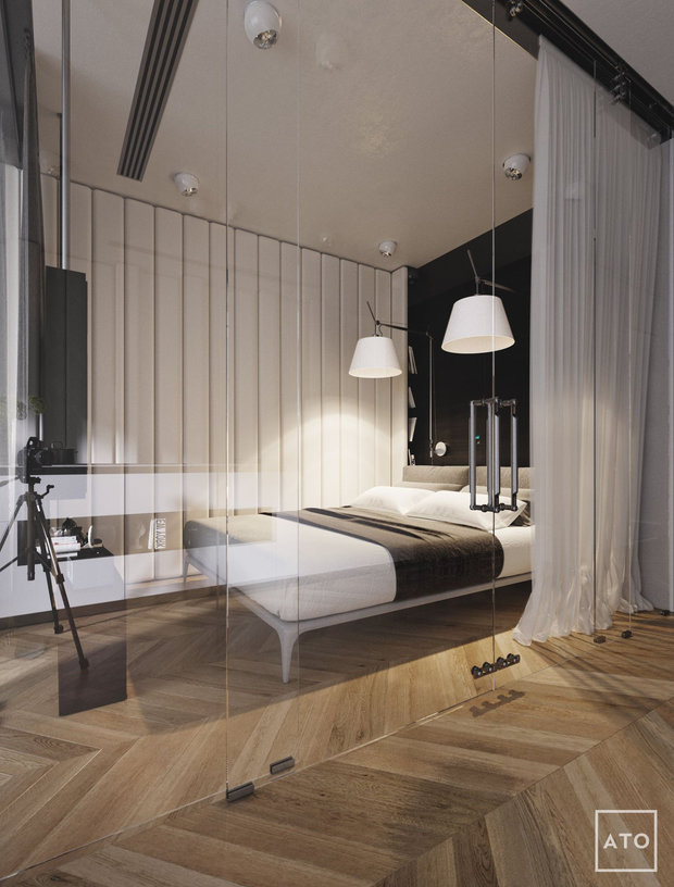 Фото из портфолио Однокомнатная роскошь – фотографии дизайна интерьеров на INMYROOM