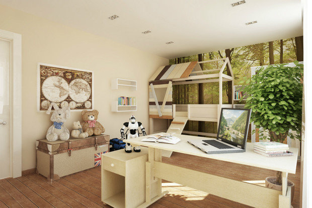 Фото из портфолио Детская комната. Таунхаус Подмосковье. – фотографии дизайна интерьеров на INMYROOM