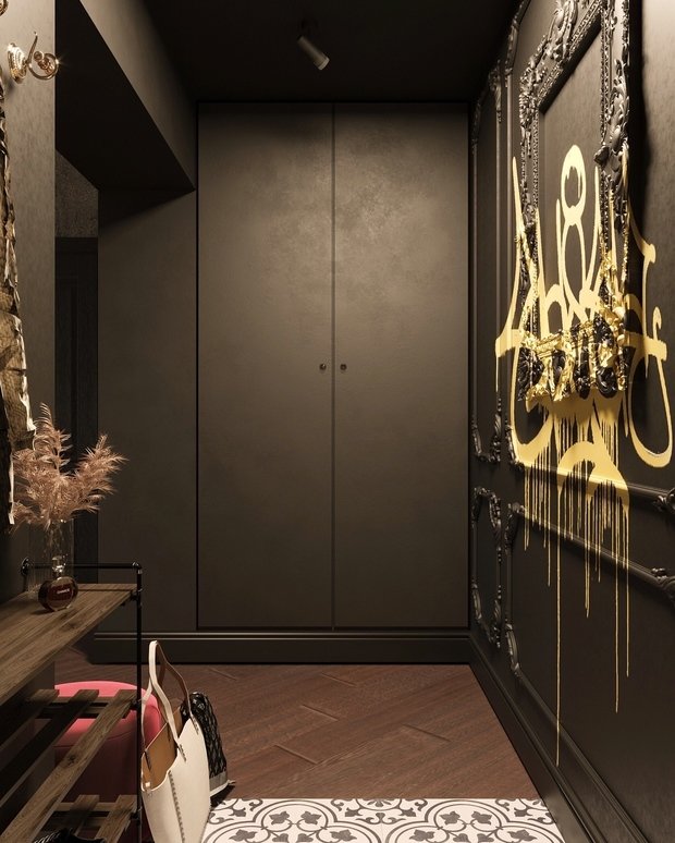 Фотография: Прихожая в стиле Эклектика, Квартира, Проект дня, Москва, Сталинка, 3 комнаты, 40-60 метров, 60-90 метров, IN MY BOX, Анна Показаньева – фото на INMYROOM