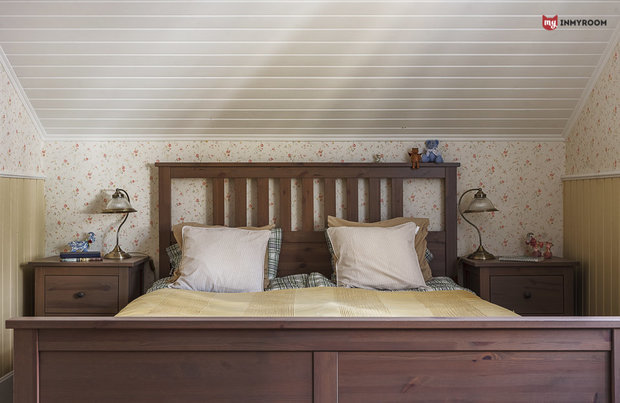 Фотография: Спальня в стиле Прованс и Кантри, Проект недели, Дача, Подмосковье, Дом и дача, Московская область, Кратово, 4 и больше – фото на INMYROOM