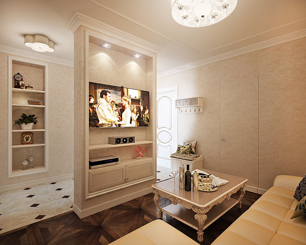 Фото из портфолио Французская классика – фотографии дизайна интерьеров на INMYROOM