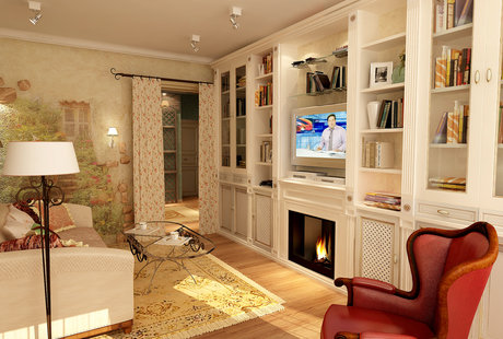 Двухкомнатная квартира 60 кв. м в стиле прованс