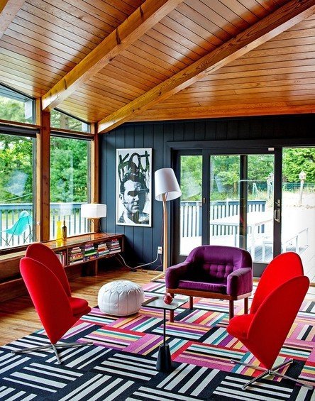 Фотография: Гостиная в стиле Эклектика, Дом, Дома и квартиры, Нью-Йорк, Стол – фото на INMYROOM