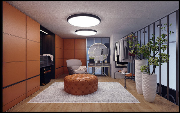 Фото из портфолио Penthouse Loft – фотографии дизайна интерьеров на INMYROOM