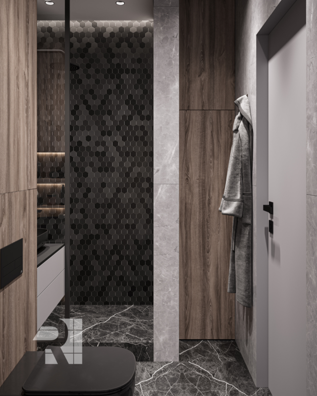 Фото из портфолио Евродвушка в современном стиле – фотографии дизайна интерьеров на INMYROOM