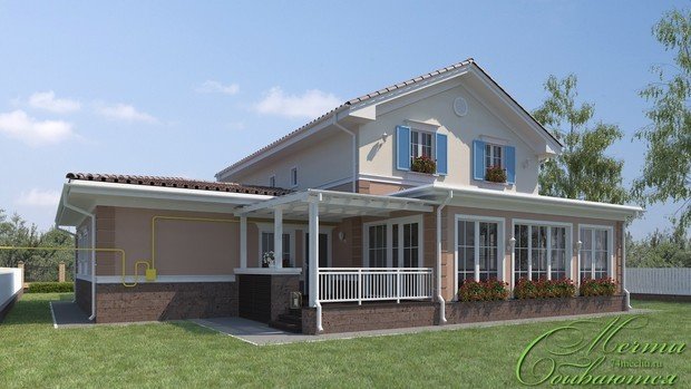 Фото из портфолио Реконструкция жилого загородного дома – фотографии дизайна интерьеров на INMYROOM