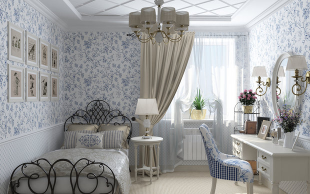 Фото из портфолио Прованс в современной новостройке – фотографии дизайна интерьеров на INMYROOM