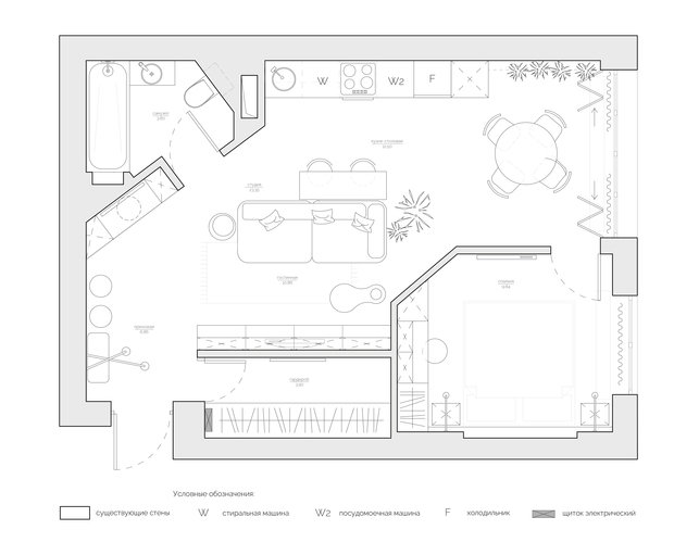 Фото из портфолио apartment 45m – фотографии дизайна интерьеров на INMYROOM