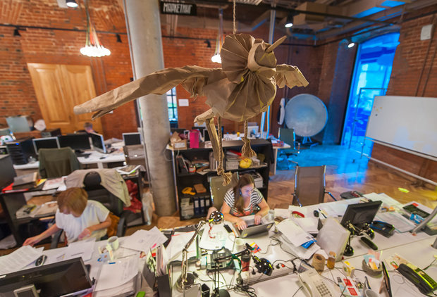 Фотография: Офис в стиле Лофт, Современный, Эклектика, Офисное пространство, Дома и квартиры – фото на INMYROOM