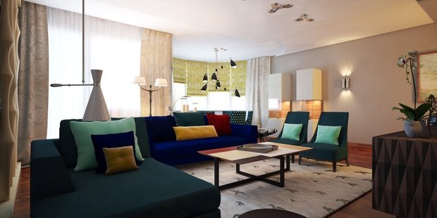 Фотография: Гостиная в стиле Восточный – фото на INMYROOM