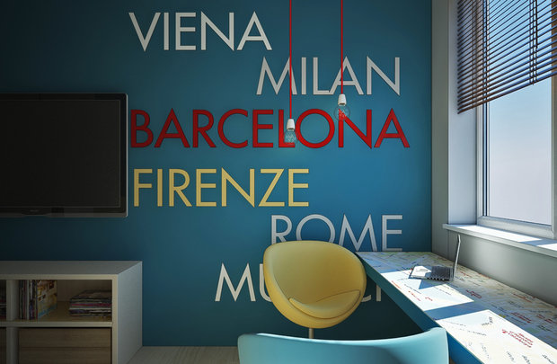 Фото из портфолио Любовь к синему – фотографии дизайна интерьеров на INMYROOM