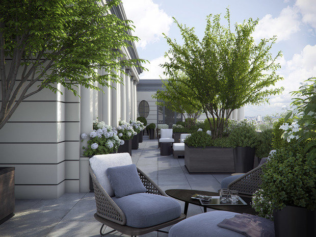 Фото из портфолио Клубный дом на Бронной – фотографии дизайна интерьеров на INMYROOM