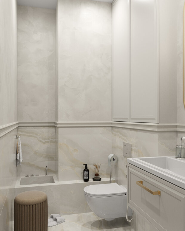 Фото из портфолио Интерьер квартиры в стиле неоклассика РП Заречье – фотографии дизайна интерьеров на INMYROOM