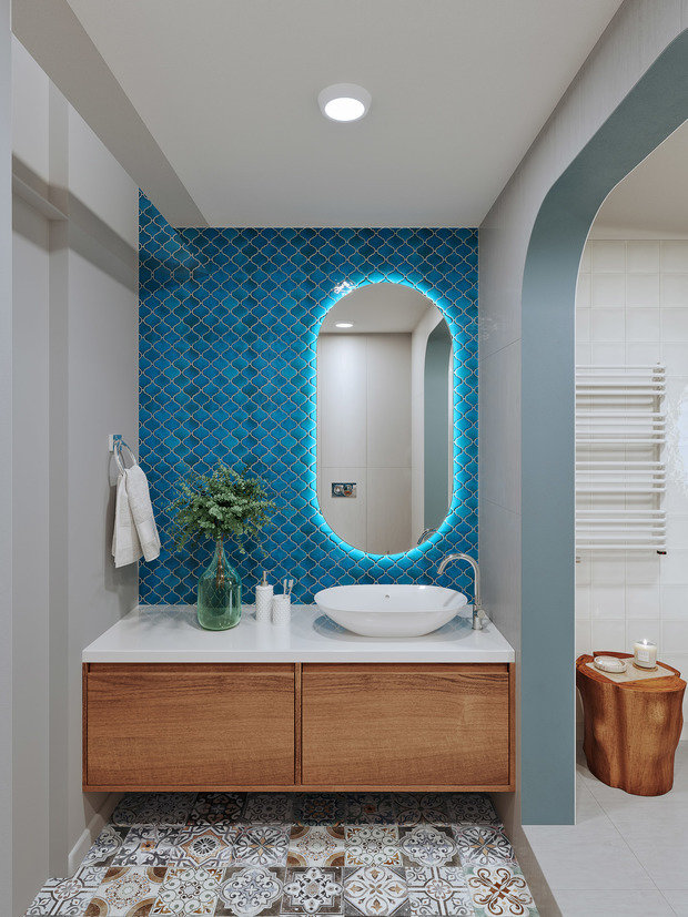 Фото из портфолио Сад Живерни | 4-х комнатная квартира – фотографии дизайна интерьеров на INMYROOM