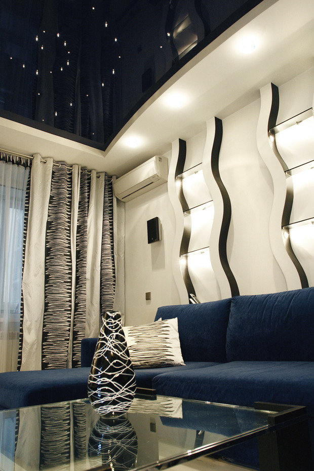 Фотография: Гостиная в стиле Хай-тек – фото на INMYROOM