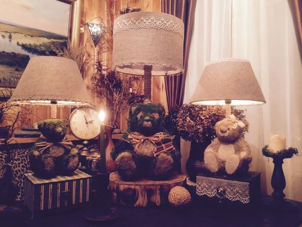 Фото из портфолио Дизайнерские лампы в ЭКО стиле handmade – фотографии дизайна интерьеров на INMYROOM