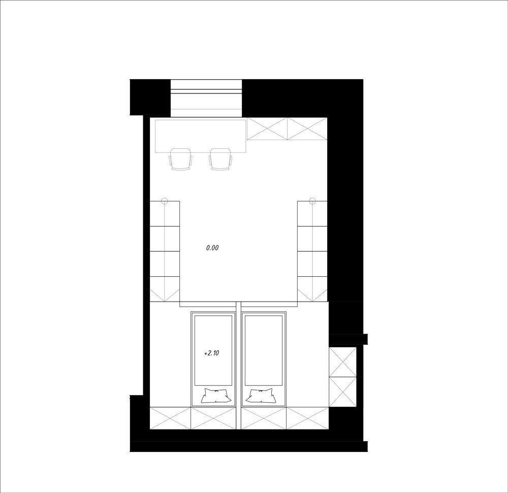 Фотография: Планировки в стиле , Квартира, Перепланировка, Москва, Никита Зуб, 2 комнаты, 60-90 метров, планировочная среда – фото на INMYROOM Фотография: Планировки в стиле , Квартира, Перепланировка, Москва, Никита Зуб, 2 комнаты, 60-90 метров, планировочная среда – фото на INMYROOM