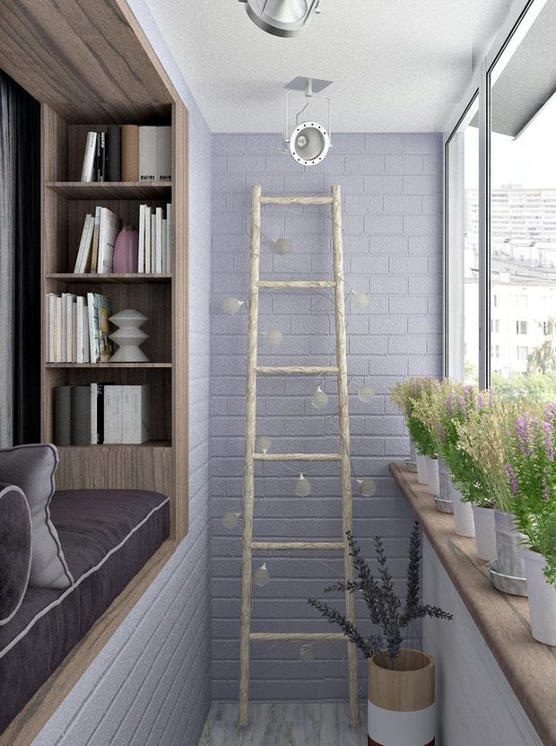 Фотография: Балкон в стиле Современный, Лофт, Эклектика, Квартира, Минимализм, Проект недели, Санкт-Петербург, Панельный дом, 3 комнаты, 60-90 метров, A&O INTERIOR DESIGN – фото на INMYROOM