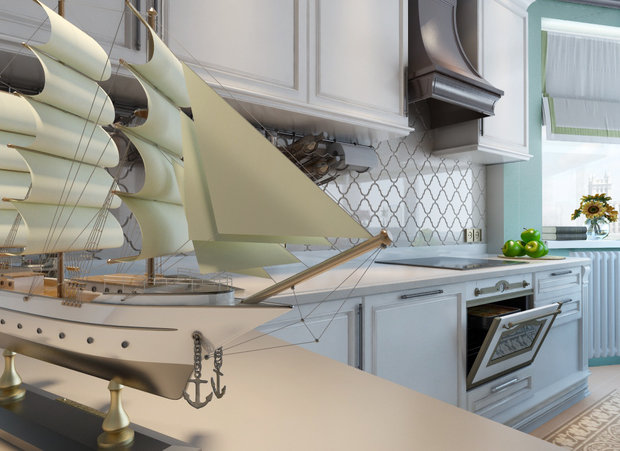 Фото из портфолио Кухня в квартире серии 44 Т – фотографии дизайна интерьеров на INMYROOM