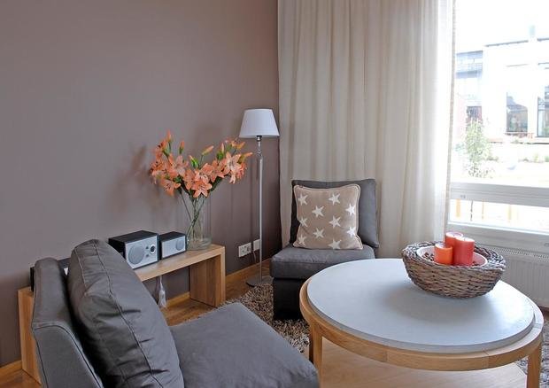 Фотография: Гостиная в стиле Скандинавский, Интерьер комнат – фото на INMYROOM