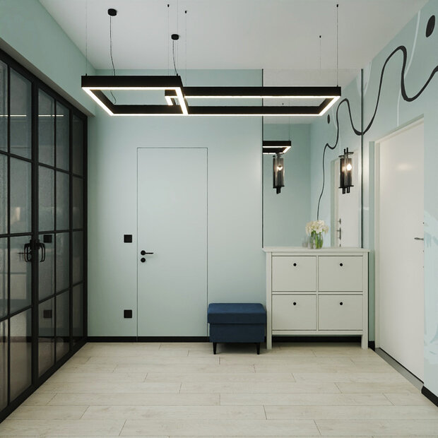 Фотография: Прихожая в стиле Современный, Минимализм, Квартира, Проект недели, 3 комнаты, 40-60 метров, Фрязино, Анна Гречка – фото на INMYROOM