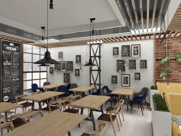 Фото из портфолио Кафе "Плаза", г. Ярославль – фотографии дизайна интерьеров на INMYROOM