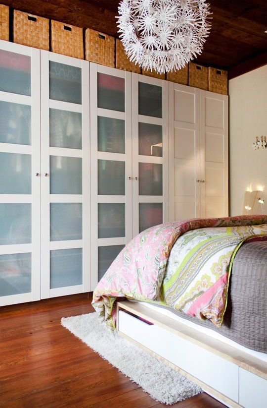 Фотография: Спальня в стиле Скандинавский, Гардеробная, Хранение, Интерьер комнат, Гардероб – фото на INMYROOM