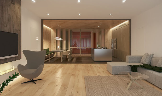 Фото из портфолио Дизайн-проект квартиры "ПШЕНИЧНЫЕ ПОЛЯ" – фотографии дизайна интерьеров на INMYROOM