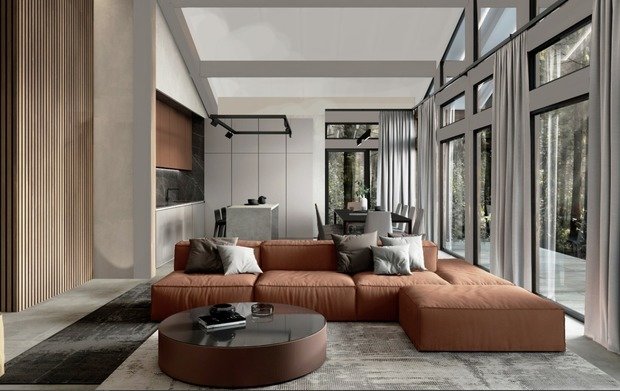 Фото из портфолио Проект загородного дома,  г. Москва – фотографии дизайна интерьеров на INMYROOM