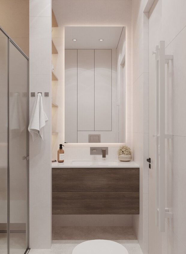 Фото из портфолио Квартира 79 м2 – фотографии дизайна интерьеров на INMYROOM