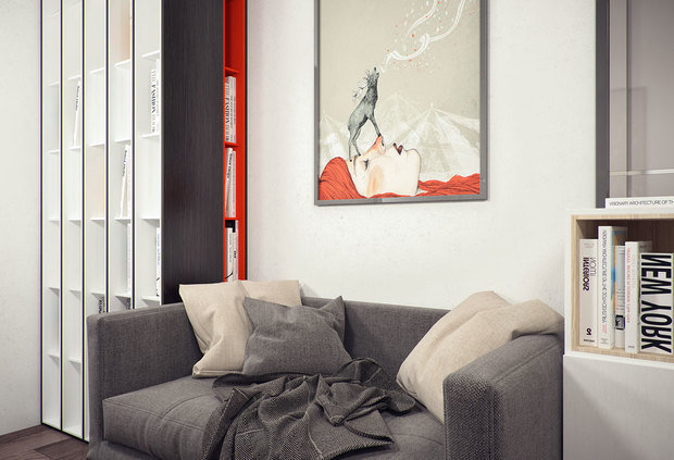 Фото из портфолио Светлый минимализм – фотографии дизайна интерьеров на INMYROOM