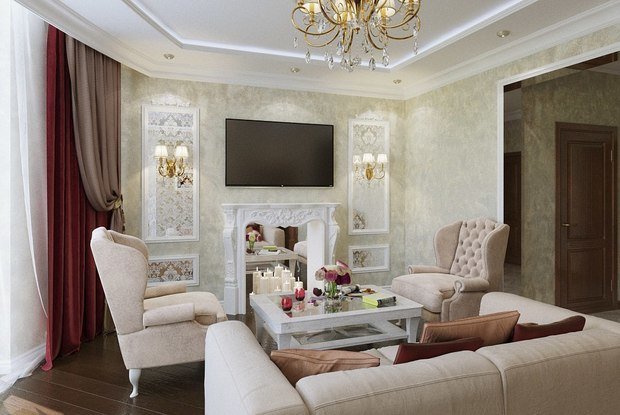 Фото из портфолио Роскошь и достоинство – фотографии дизайна интерьеров на INMYROOM