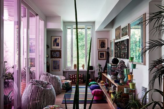 Фотография: Прихожая в стиле Прованс и Кантри, Эклектика, Дома и квартиры, Интерьеры звезд, Принт, Missoni – фото на INMYROOM