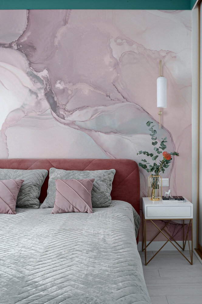 Фотография: Спальня в стиле Современный, Малогабаритная квартира, Квартира, Проект недели, Москва, 2 комнаты, до 40 метров, Bilbao Design – фото на INMYROOM