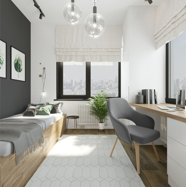 Фото из портфолио ЖК Ясный, квартира в скандинавском стиле – фотографии дизайна интерьеров на INMYROOM