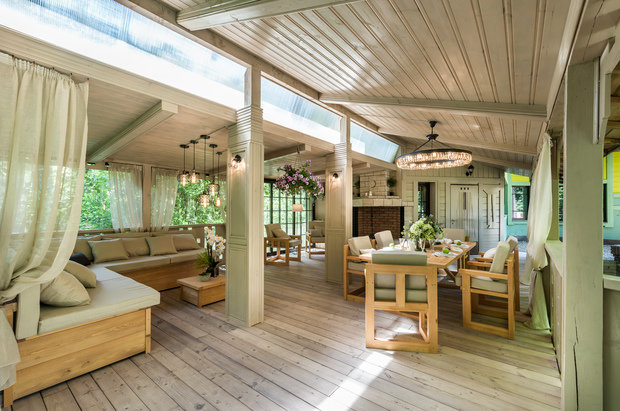 Фото из портфолио ЛЕТНЯЯ ВЕРАНДА – фотографии дизайна интерьеров на INMYROOM