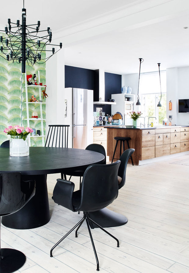 Фото из портфолио Яркий Пентхаус класса люкс с красочными обоями – фотографии дизайна интерьеров на INMYROOM