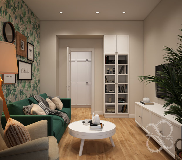 Фото из портфолио Проект: Scandinavian Life 1 – фотографии дизайна интерьеров на INMYROOM