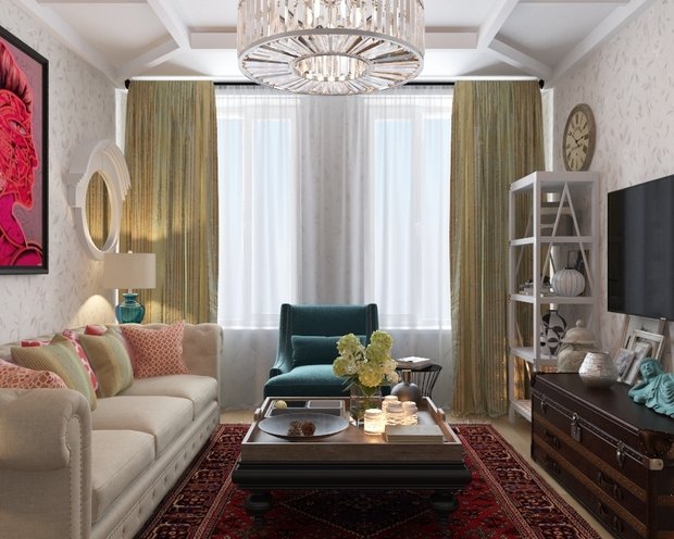 Фото из портфолио Путешествуя по миру...Квартира, в которой смешались стили и эпохи – фотографии дизайна интерьеров на INMYROOM