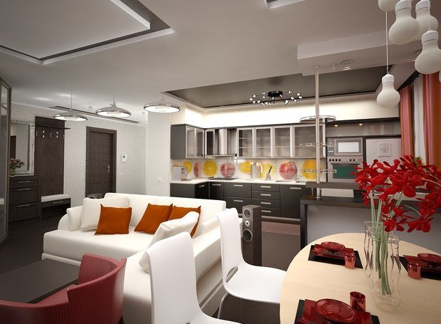 Фото из портфолио 2к.кв. в ЖК Триумф, Шелдом – фотографии дизайна интерьеров на INMYROOM
