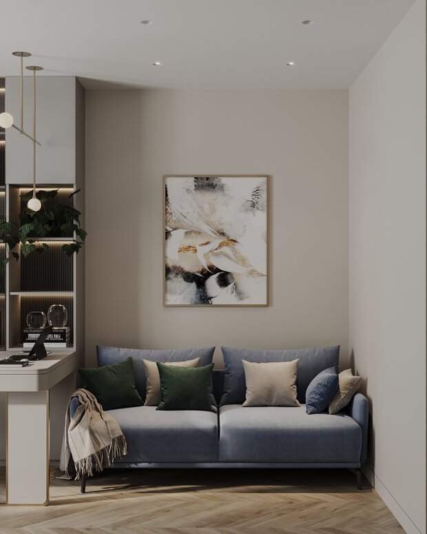 Фото из портфолио Дизайн-проект квартиры в ЖК «Опалиха-Village» в стиле современная классика – фотографии дизайна интерьеров на INMYROOM