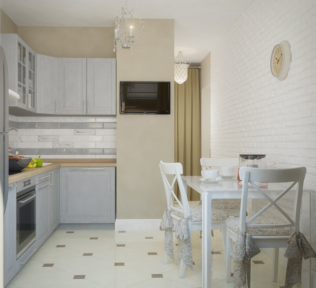 Фото из портфолио Квартира в Зеленограде – фотографии дизайна интерьеров на INMYROOM