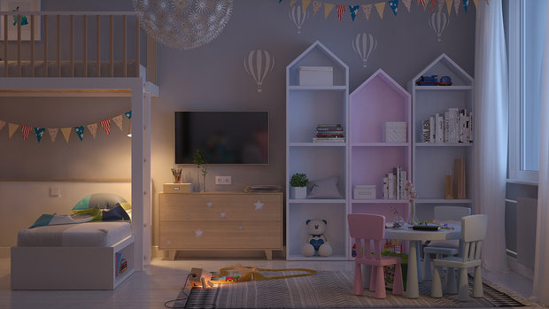 Фото из портфолио 3-к квартира, 105 м2 – фотографии дизайна интерьеров на INMYROOM