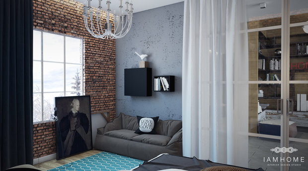 Фото из портфолио Квартира LOFT, 160м – фотографии дизайна интерьеров на INMYROOM