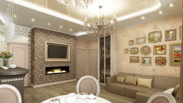 Фотография: Гостиная в стиле Классический – фото на InMyRoom.ru