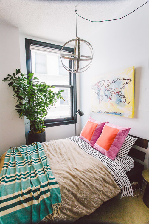 Фотография: Спальня в стиле Лофт, Минимализм, Квартира, Переделка – фото на INMYROOM