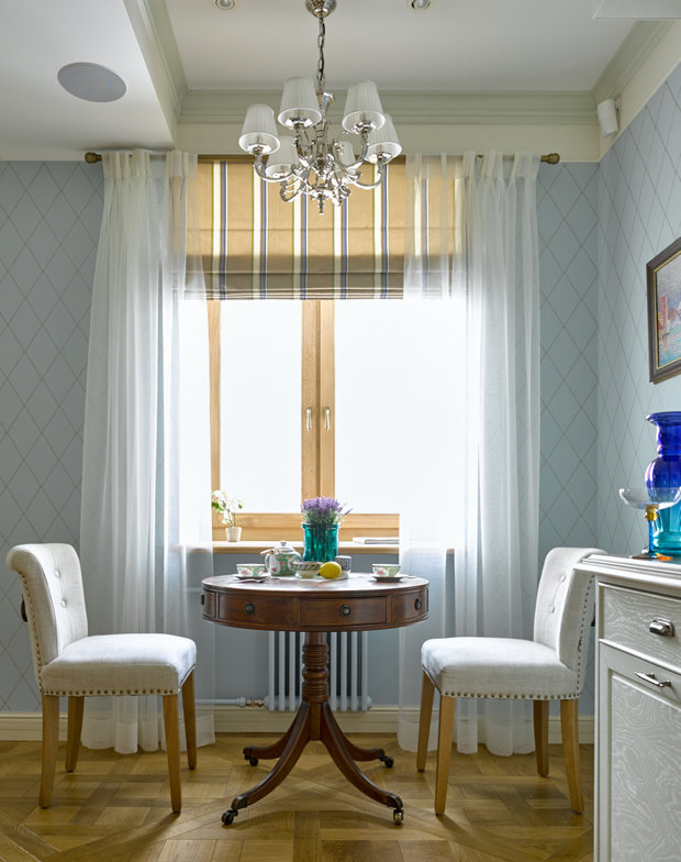 Фотография: Кухня и столовая в стиле Классический, Современный, Квартира, Проект недели, Москва, Сергей Ананьев, 3 комнаты, 60-90 метров, KuzovlevaHome – фото на INMYROOM